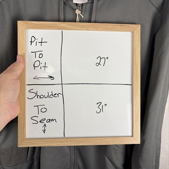 adidas Training Full Zip Hoodie Grey Casual Athletic Outerwear Sz 2XL HR5162 NWT - Picture 7 of 7